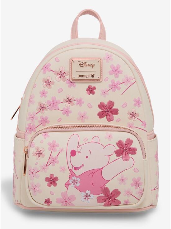 Loungefly Handbags - Loungefly Disney Winnie the Pooh Cherry Blossom Mini Backpack NWT